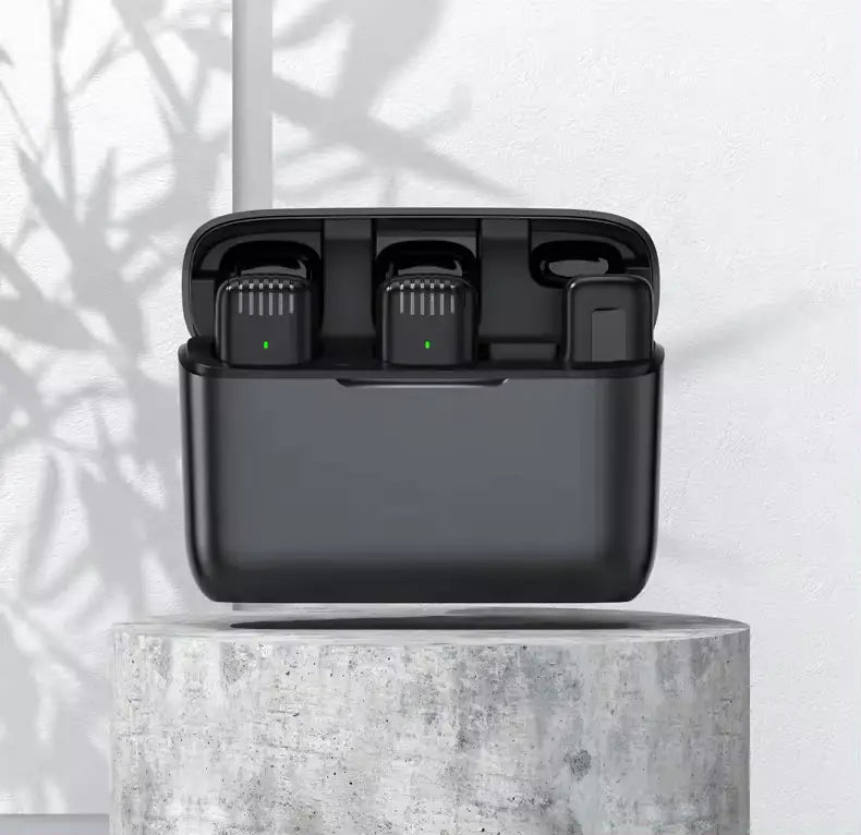 J13 Type-C Dual Wireless Lavalier Microphone with Charging Case