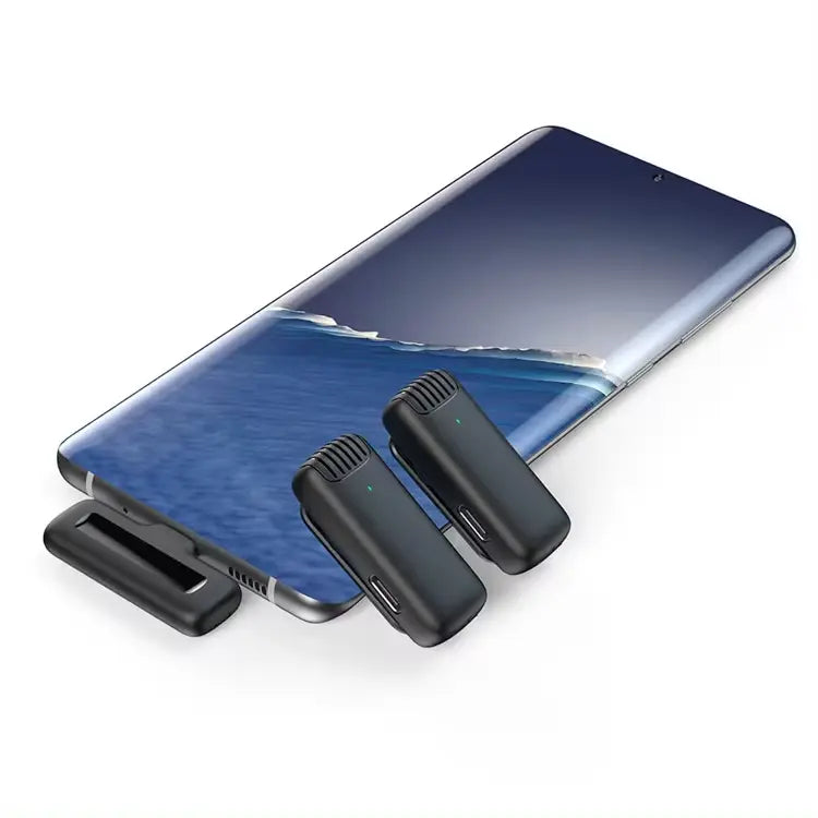 J13 Type-C Dual Wireless Lavalier Microphone with Charging Case